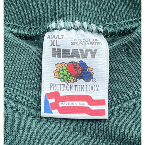 Vintage Jesus Sweatshirt Mens XL Green 1990s God Put Me On Earth Funny Sweater - Picture 3 of 6